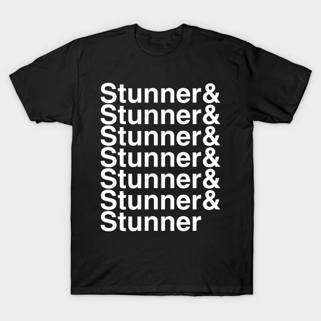 Stunner Helvetica List T-Shirt by DennisMcCarson